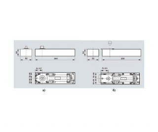 DormaKaba BTS75V (ФОП 105) без шпинделя (61701301) фото