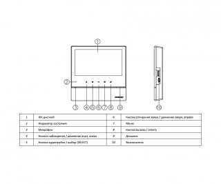 Commax CDV-70H2/VZ белый фото