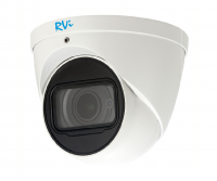 RVi-1ACE502MA (2.7-12 мм) white 5 мп уличная купольная мультиформатная видеокамера с моторизированным объективом и с передачей аудиосигнала по коаксиальному кабелю